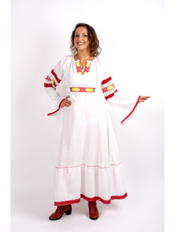 Платье льняное "На любовь к себе"