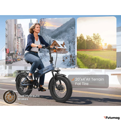 Электровелосипед PUCKIPUPPI DACHSHUND синий