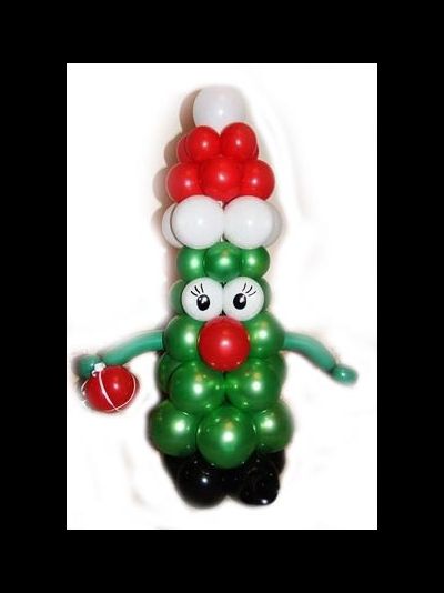 Фигура из шаров "Живая Елочка", высота 1 м
