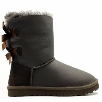 Ugg Bailey Bow Metallic Chocolate