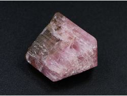 Турмалин арбузный, розовый, кристалл, Россия, Забайкальский край, Малханское пегматитовое поле (22*20*14 мм, 10,7 г) №22803