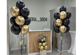 Оформление шарами магазина, офиса