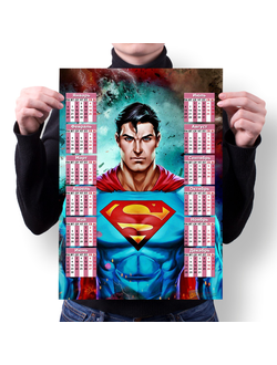 Календарь настенный Супермен № 6