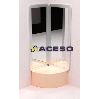 Комплект из двух акриловых зеркал для воздушно - пузырьковой трубки (1700х800 мм) RG014