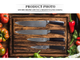 XYj Kitchen Набор ножей шеф-повара из нержавеющей стали