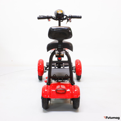 Трицикл GreenCamel Кольт 515 (36V 15,6Ah 2x250W) задние мотор-колеса Красный