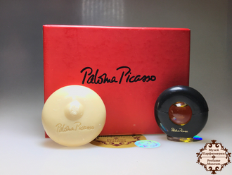 Paloma Picasso Палома Пикассо винтажный набор парфюм миниатюра limited edition 1985 купить EDP мыло
