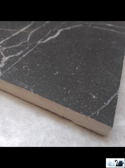 Керамогранит Гранитея Пайер Черный 60 х 60 см матовый мрамор