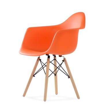 Кресло  N-14 WoodMold (ВудМолд) пластик оранжевый