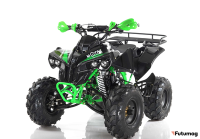 Квадроцикл MOTAX ATV Raptor Super LUX 125 Бензиновый Черно-зеленый