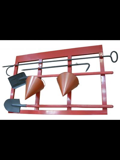 Пожарный щит в сборе в комплекте с инвентарём