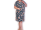 Женский халат на молнии Арт. 14328-6393 (цвет оливковый) Размеры 56-74