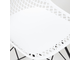 Стул VINCENT (mod. 8001) металл/пластик, 46,5 х 53 х 83,5 см, белый/черный