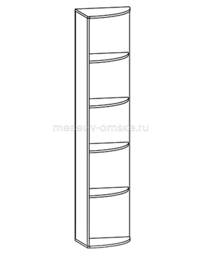 Стеллаж угловой Гермес