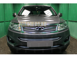 Защита радиатора Chery Tiggo 5 2014-2016 chrome верх