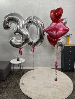 Шары на 30 лет для девушки