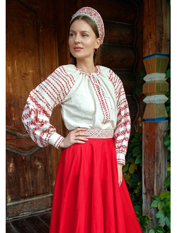 Тканая блузка "Сказка"