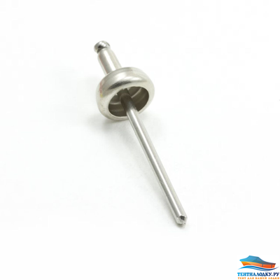 Деталь тентовой кнопки,   DOT нерж. - С с заклепкой