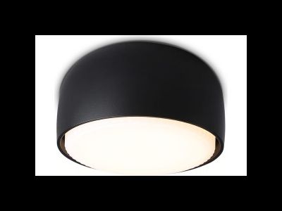 Ambrella св-к накл. спот GX53 max12W черный цилиндр d80x50 TECHNO SPOT TN71003 BK