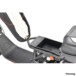 Электроскутер WHITE SIBERIA Pro Trike Трицикл 3000W Черный