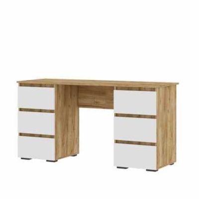 Спальня ХЕЛЕН - Письменный стол ПС 02 Дуб Крафт золотой/Белый Шагрень