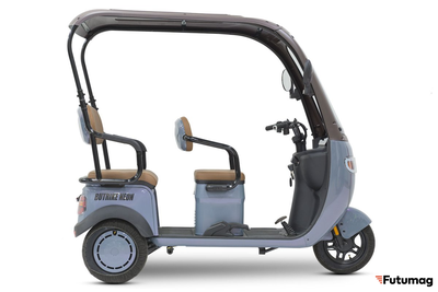 Электротрицикл Rutrike Неон фиолетовый
