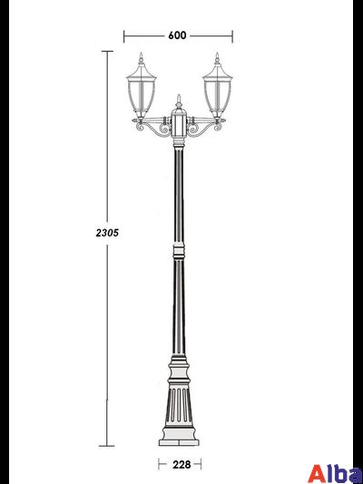 Coventry 91509 Парковый светильник