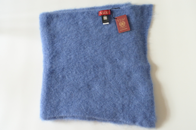 Визио итальянский палантин зима 2021 - 2022 голубой