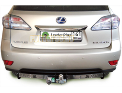 Фаркоп с нержавеющей пластиной Лидер-Плюс для Lexus RX-270/350/450 2009-2015