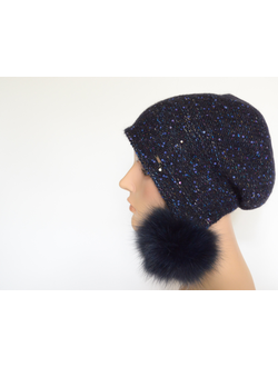 Vizio Италия 8022 PP 66 ушанка синяя 7 цвет фото