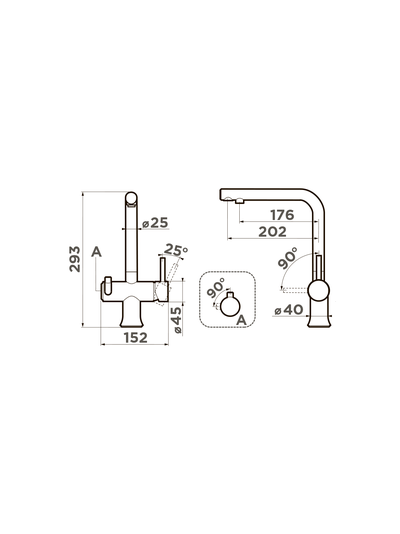 Смеситель OMOIKIRI HOTARU C-WH
