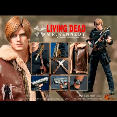 Леон С. Кеннеди (Resident Evil 4 Remake)  - Коллекционная ФИГУРКА 1/6 scale Mr.Kennedy complete set (FD014C) - Hot Heart