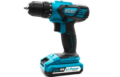 Дрель аккумуляторная ВАРЯГ ДА-21/2 , кейс, 2 АКБ