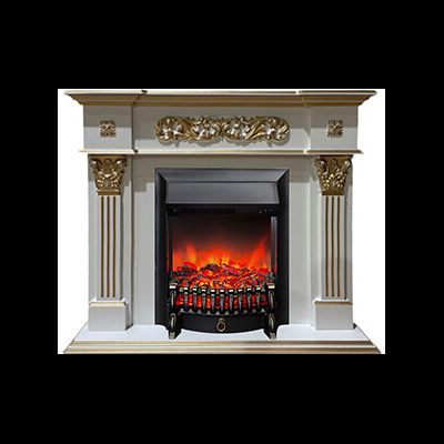 Электрокамин Лидс WTG с очагом Fobos