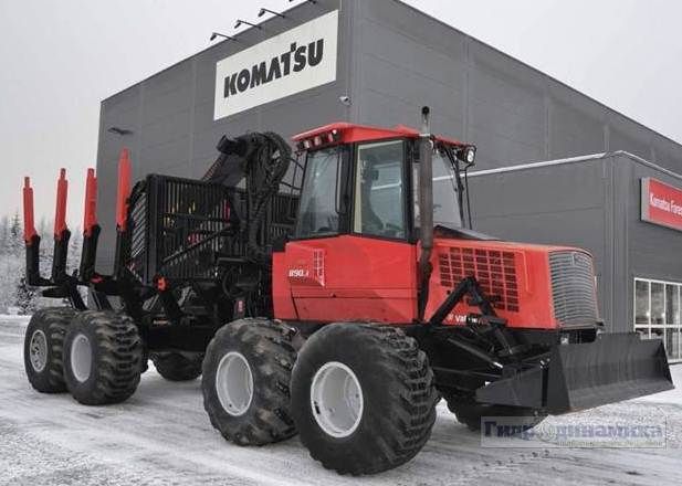 Трактор Valmet 890.2/890.3, на который устанавливается комплект уплотнений1525124