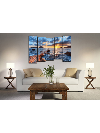 Модульная картина &quot;Прибой&quot;