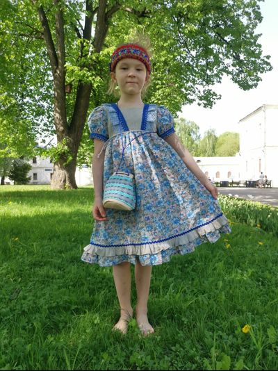 Платье "Васильки"