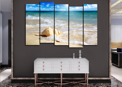 Модульная картина "Теплые волны"