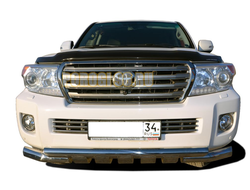Защита переднего бампера (G) 5 «зубьев» d76 для Toyota Land Cruiser 200 (2013-2015)