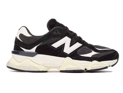 New Balance 9060 Black White (Экозамша) фото