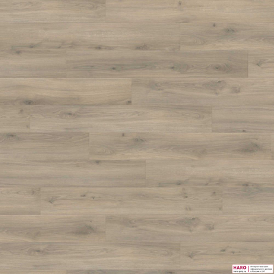 Ламинат Haro Tritty 200 Aqua Дуб Эмилия Вельвет Серый 540244 33 класс толщина 8 мм с фаской 1.98 м2