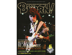 Burrn! Magazine May 2018 Ritchie Blackmore, Rainbow Иностранные музыкальные журналы, Intpressshop