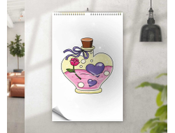 Календарь перекидной #24 на День влюблённых, 14 февраля