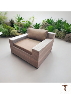 плетеное кресло люкс