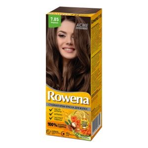 Rowena Стойкая Крем-Краска для волос тон 7.85 Капучино ( с аммиаком)