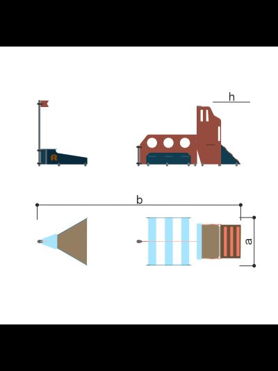 Детский игровой комплекс "Баржа" Romana 057.75.00
