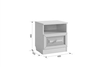 Модульная  Алиса Тумба прикроватная, (400х350х460)