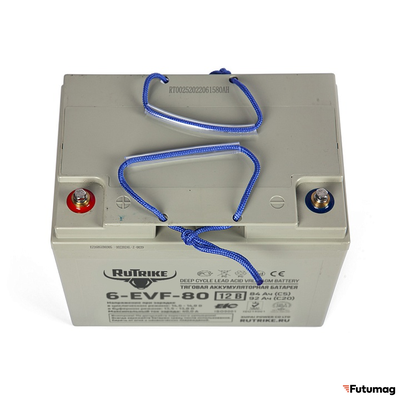 Тяговый аккумулятор RuTrike 6-EVF-80 (12V80A/H C3)