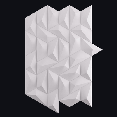 Гипсовая 3D панель "Трапеция"