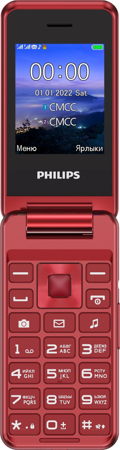 Philips Xenium E2601 Красный